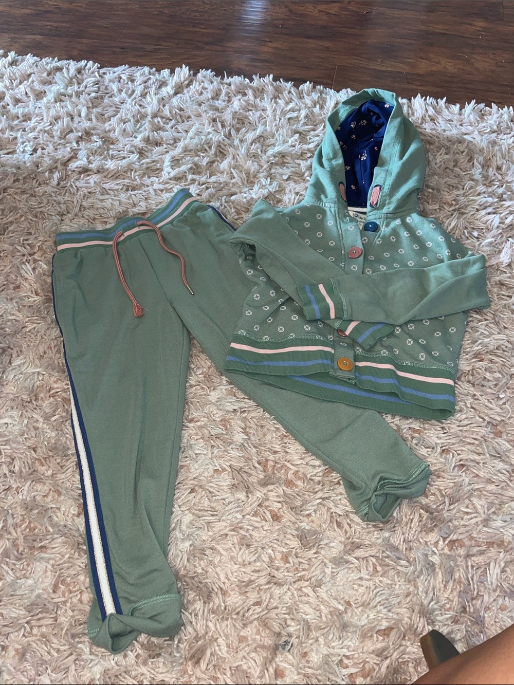 Matilda Jane Mint Green Hooded Sweatshirt & Joggers Set
